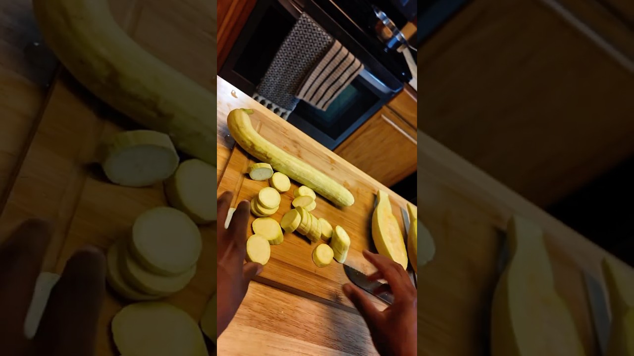 Cooking Tromboncino Squash  #gardentotable #zone8b #texas