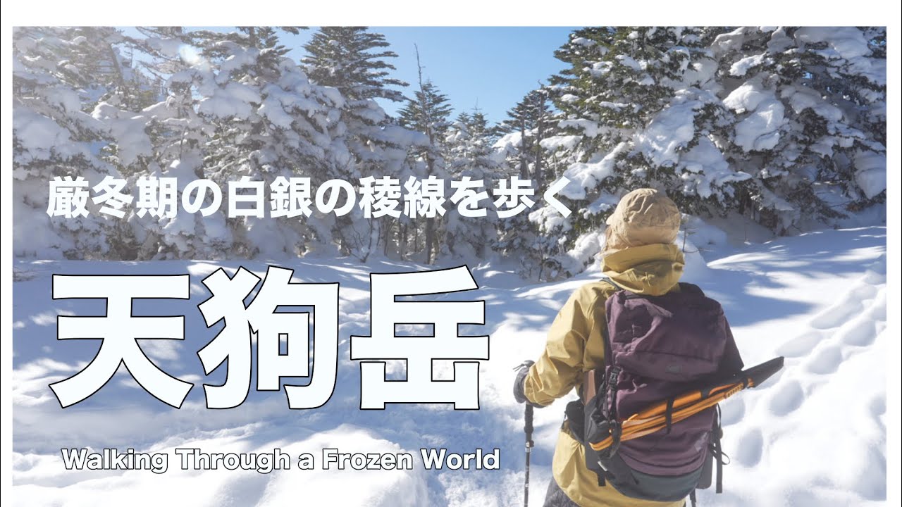【天狗岳】雪山登山/厳冬期だけど穏やかな八ヶ岳を歩く｜4K