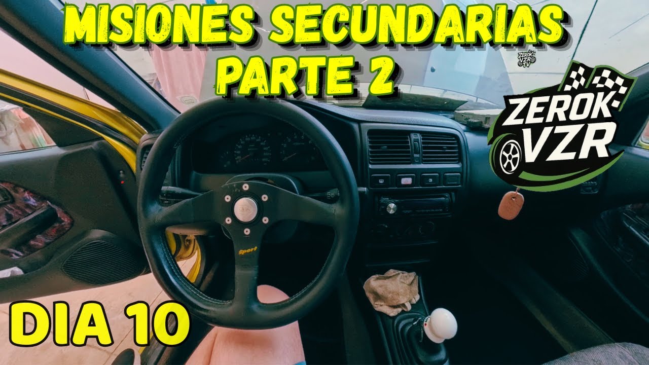 🔧 Día 10 –Misiones secundarias Parte 2 alfombras y sujeción batería Nissan Almera VZ-R