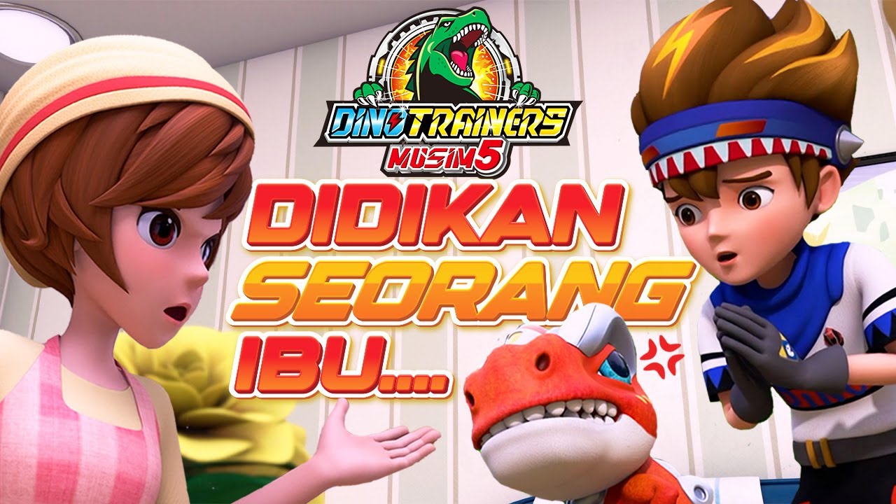 Kompilasi Khas, Sempena Hari Ibu ❤️🌹 | Dino Trainers Musim 5 | Dinobot | Kartun | Jurassic