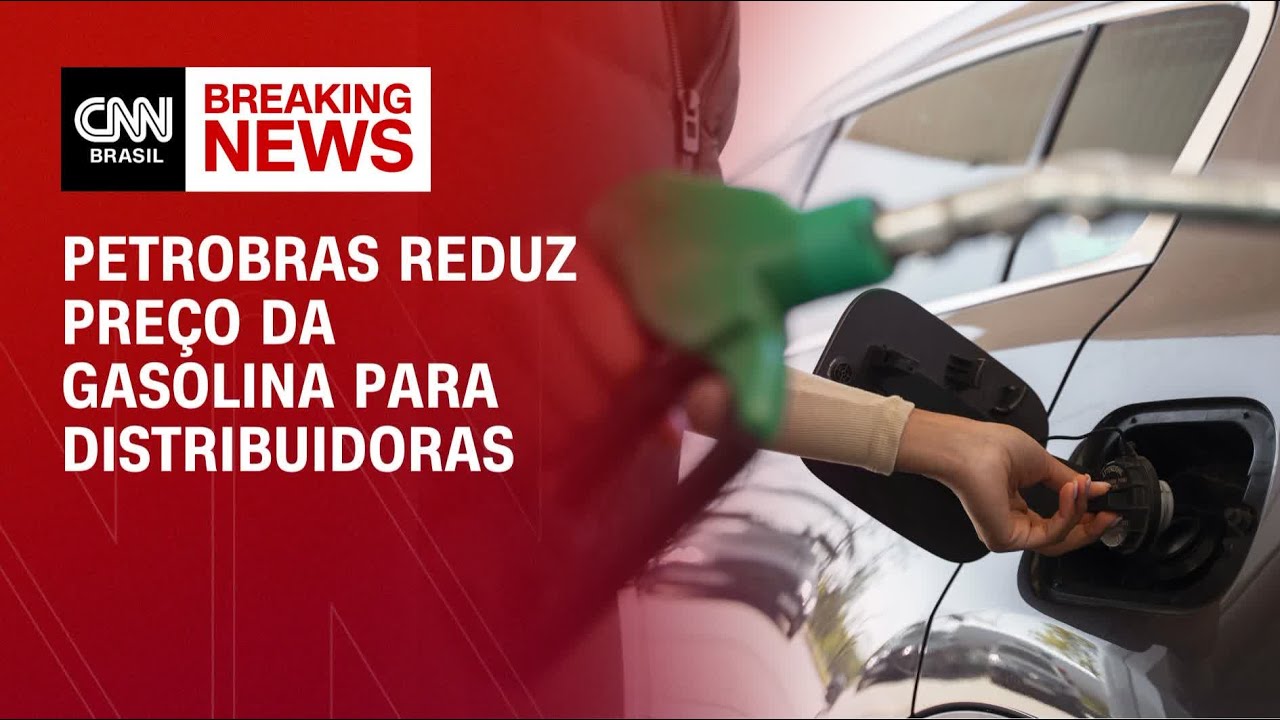 Petrobras reduz em 5,6% o preço da gasolina para distribuidoras | BASTIDORES CNN