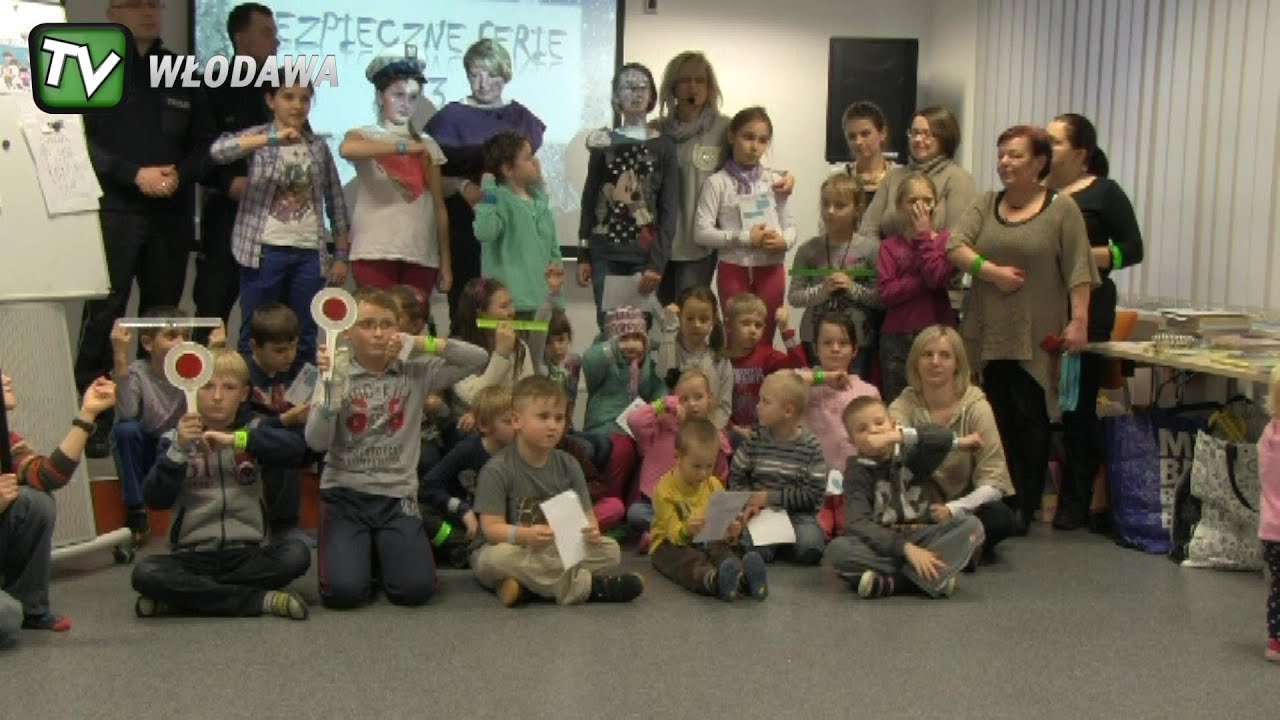 Bezpieczne Ferie na wesoło w Miejskiej Bibliotece Publicznej : TV WŁODAWA