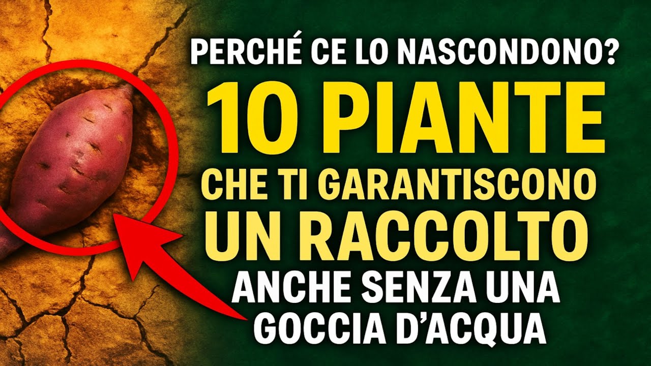 Perché ce lo nascondono? 🤫 10 piante che ti garantiscono un raccolto anche senza una goccia dacqua