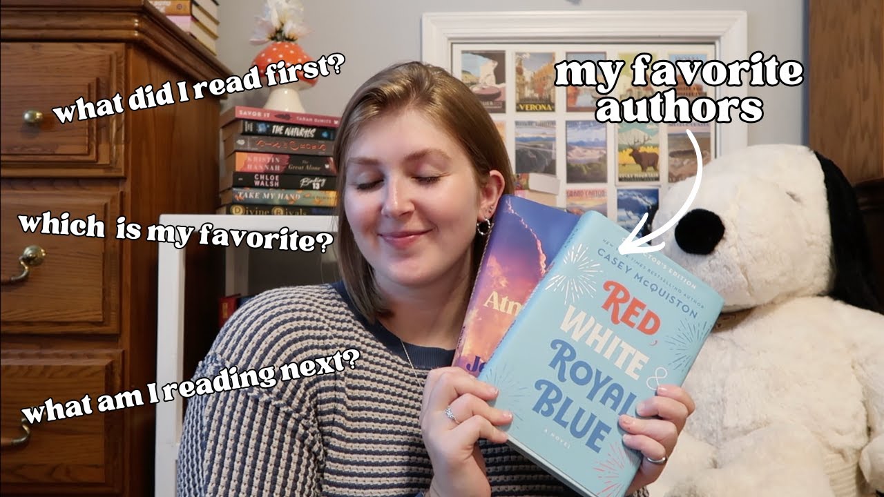 my first vs favorite from my top authors (+ what I am reading next) 📖🏆