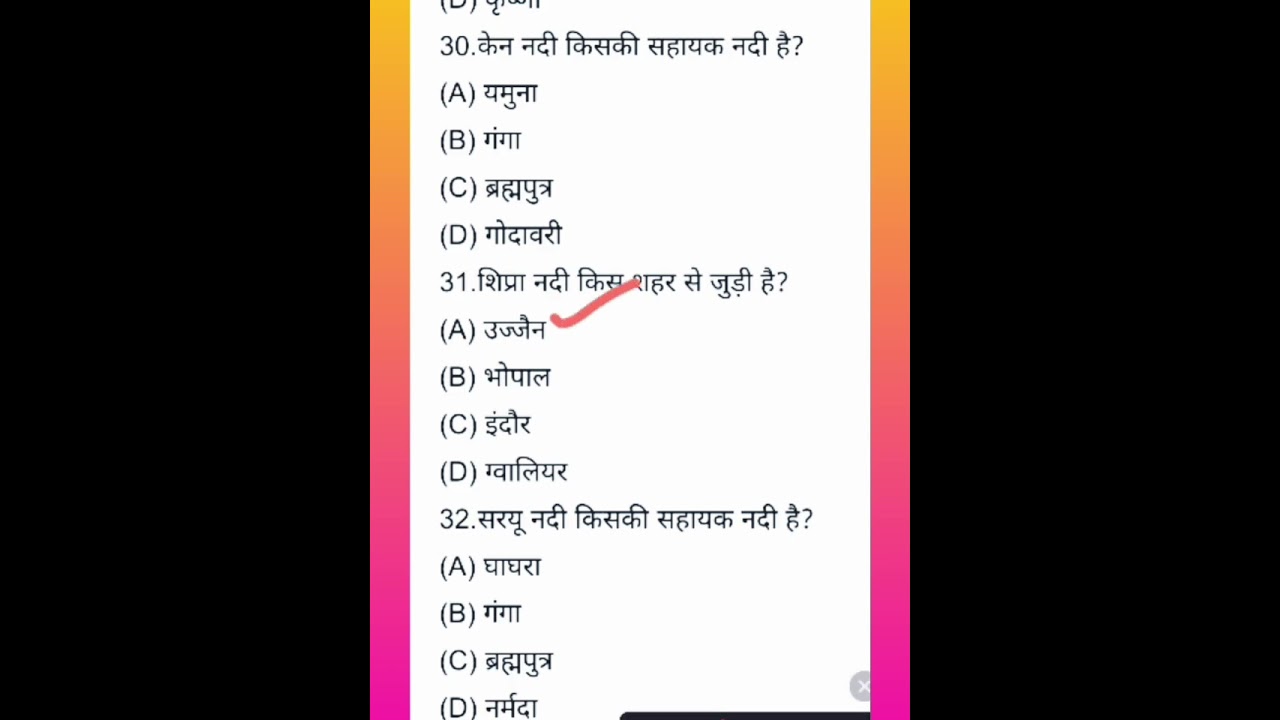भारत की प्रमुख नदियां