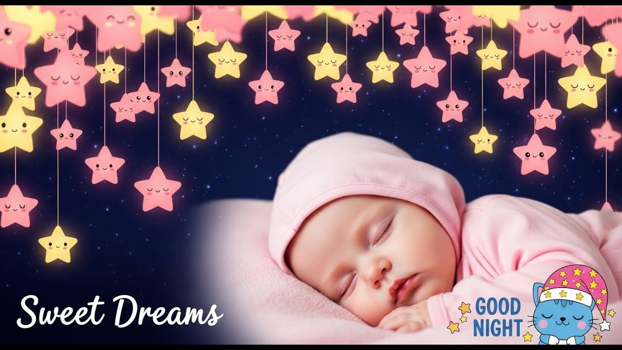 Sleep Music for Babies 🌙 Deep Sleep 🌙 Mozart & Brahms Lullaby for a Peaceful Night