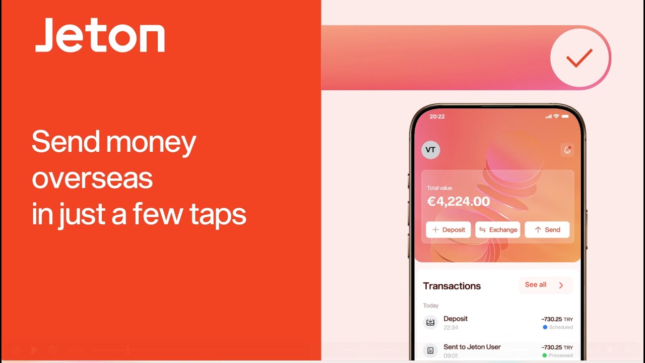 How to send money with Jeton?