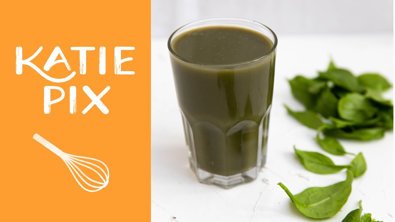 Simple Green Superfood Smoothie Recipe (that actually tastes good) | Katie Pix