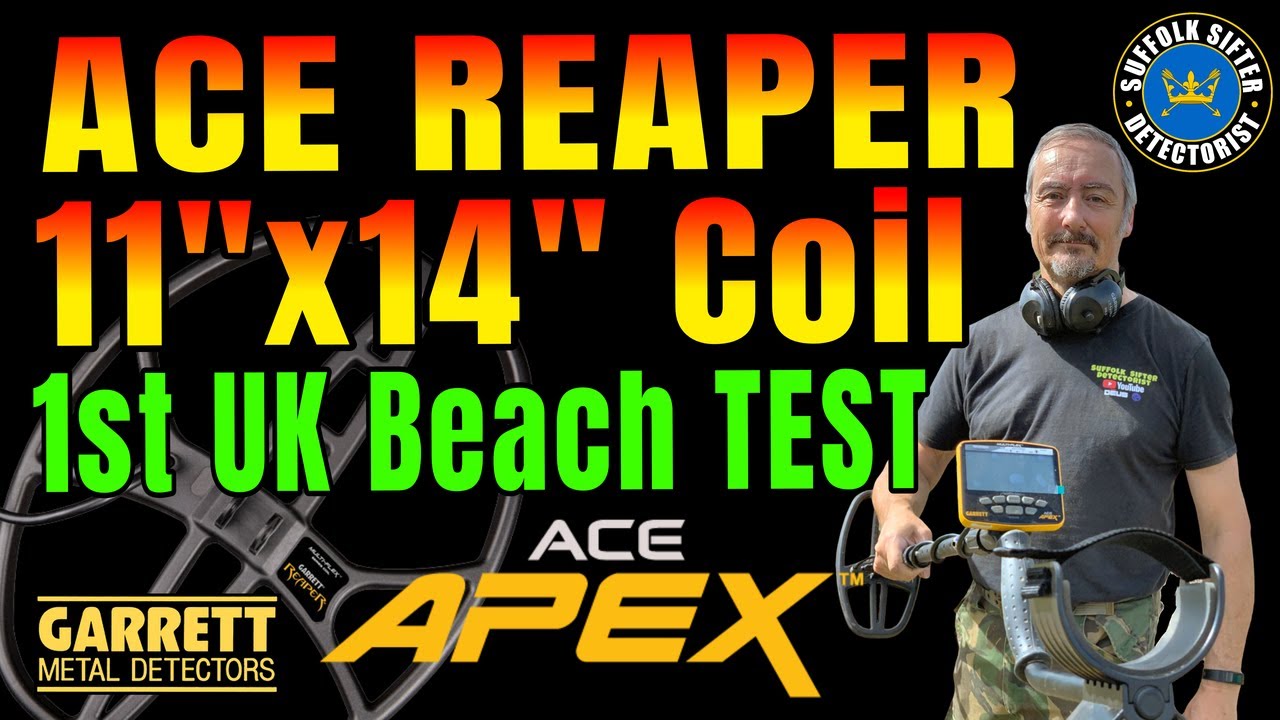 NEW Garrett ACE Reaper Coil | 1st Beach Test With The ACE Apex