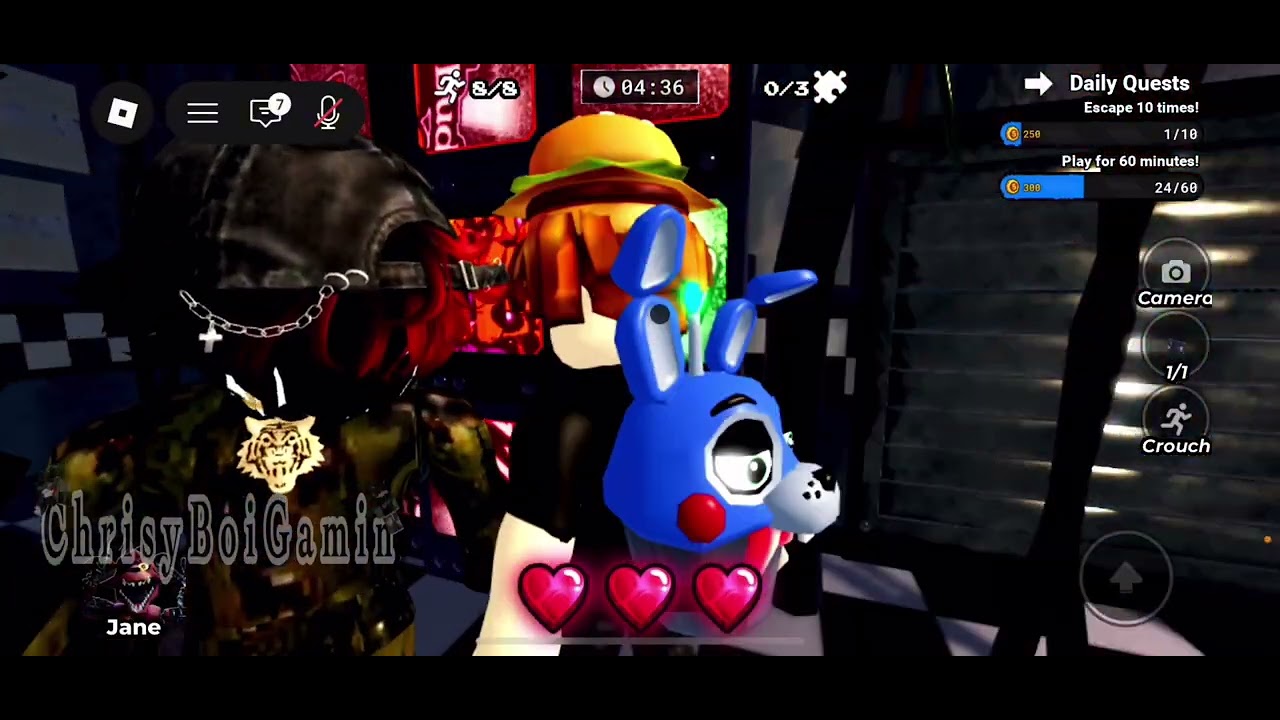 Animatronic Nights Roblox TW swears