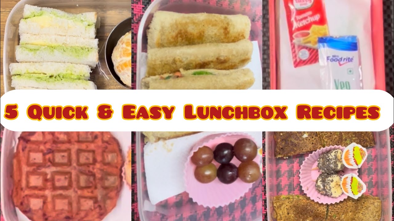 5 Shaandaar Lunchbox Recipes | Easy & Tasty Tiffin Ideas For School 🍱