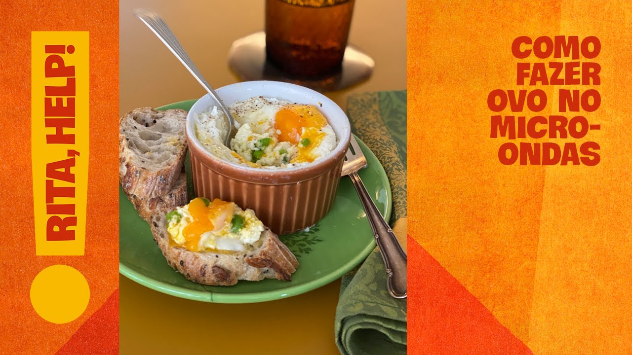Como fazer ovos no micro-ondas - Rita, Help! Me ensina a cozinhar! | Com Rita Lobo
