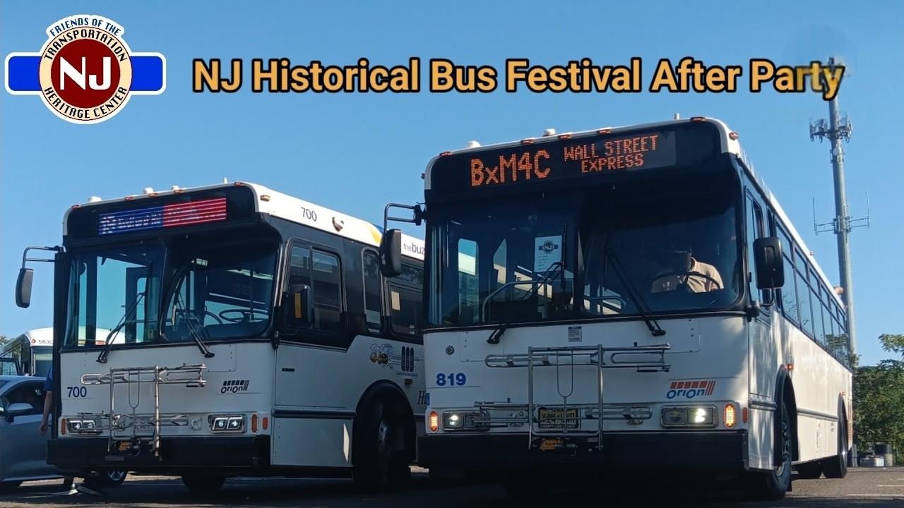 Buses of the 2025 NJ Historical Bus Festival 