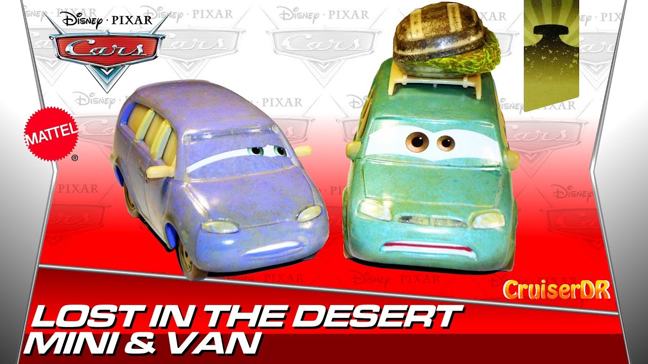 Disney Cars 2015 Lost in the Desert Mini & Van Diecast 2 Pack 1:55 Mattel