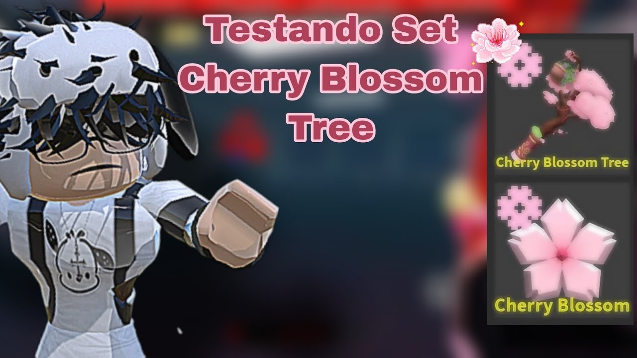 &bull;Testando Set Cherry Blossom Tree | Flee The Facility | Roblox&bull;