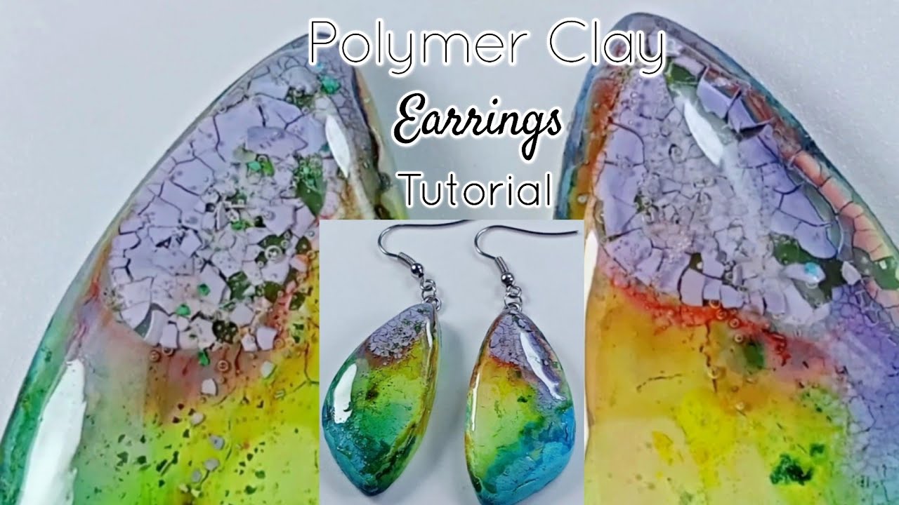 Polymer Clay Crayola Jasper Stone/ Polymer Clay Jewelry / LoviCraft