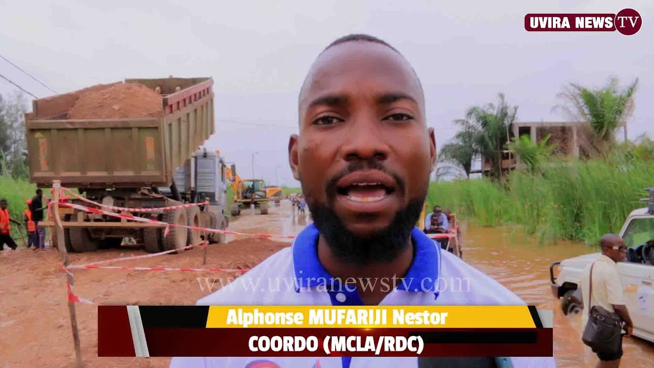 Alphonse MUFARIJI azungumza baada ya kazi kuanzishwa kwenye barabara inayo elekeya mpakani Kavimvira