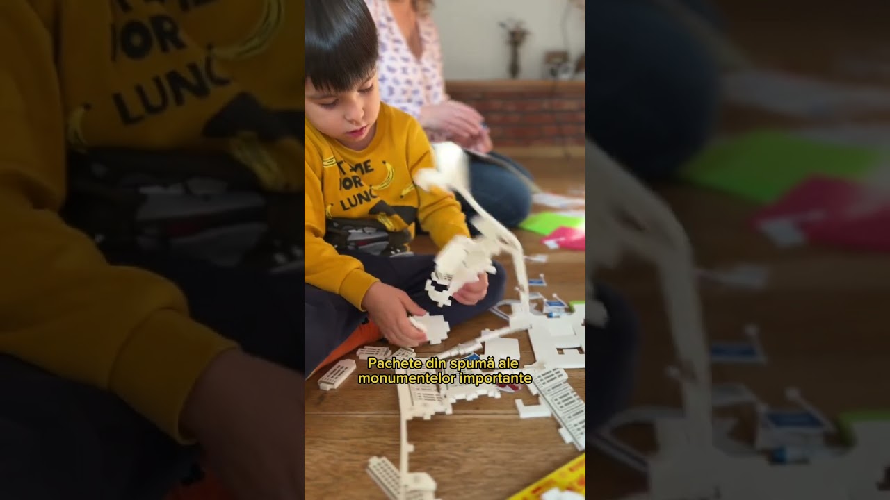 Descopera Romania - Harta Puzzle 3D