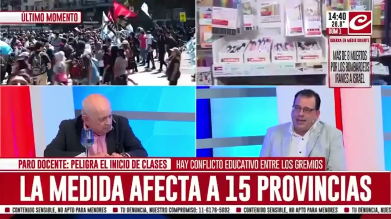 Paro docente: peligra el inicio de clases | CHICHE GELBLUNG 2026