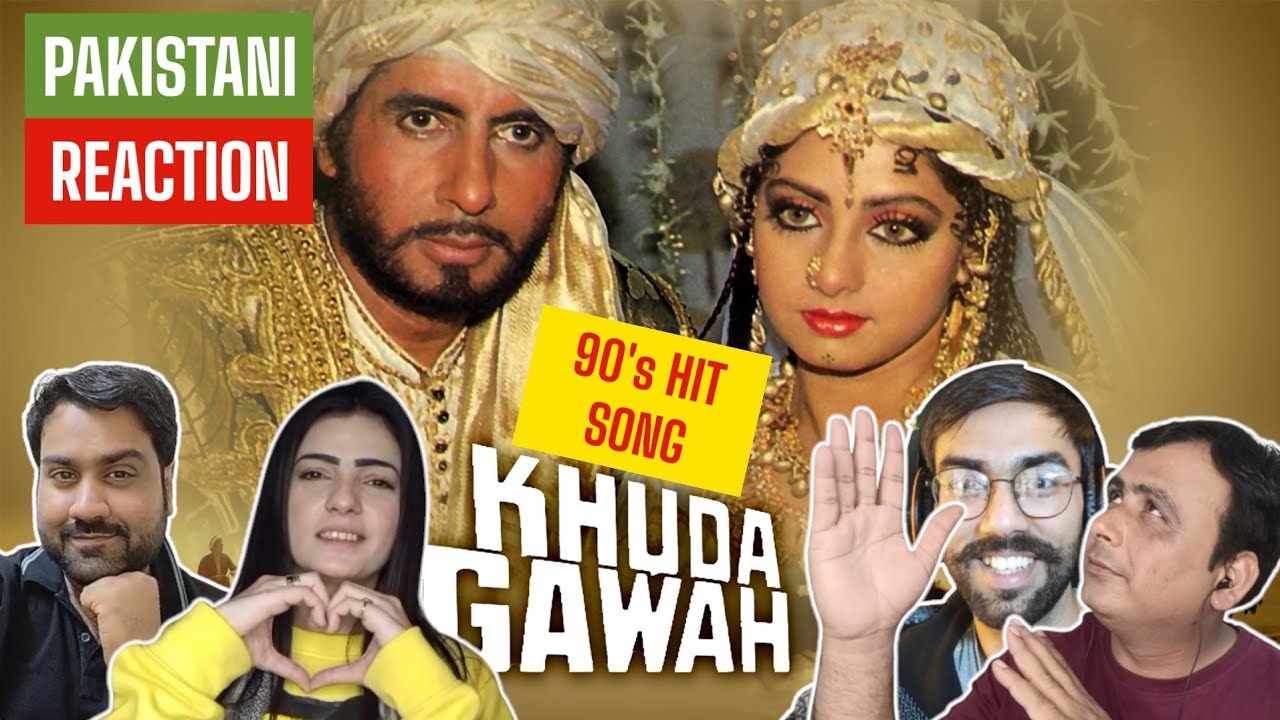 REACTION ON BOLLYWOOD 90´S HITS |  Tu Mujhe Kabool | Amitabh Bachchan | Sridevi | Khuda Gawah