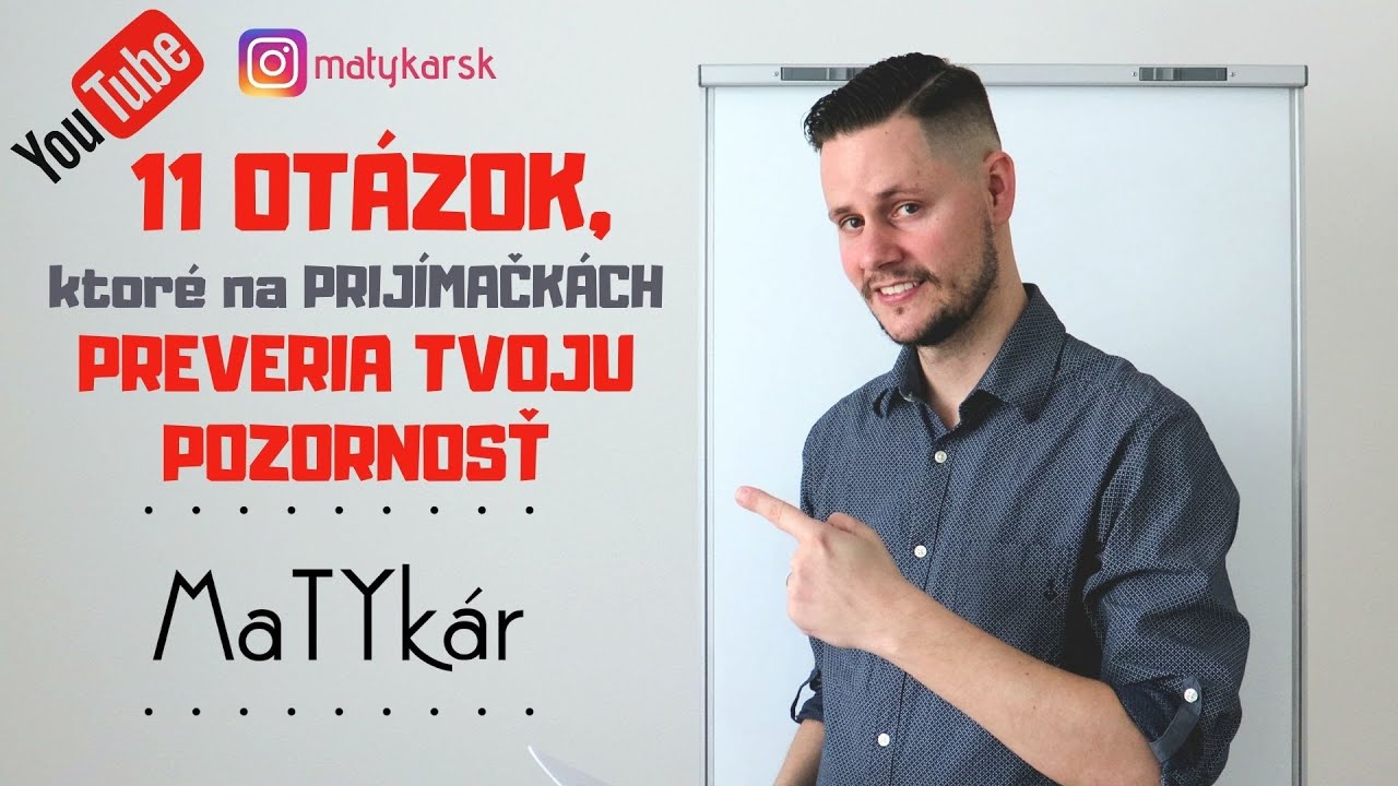✅ 11 OTÁZOK, ktoré na prijímačkách PREVERIA TVOJU POZORNOSŤ ✅