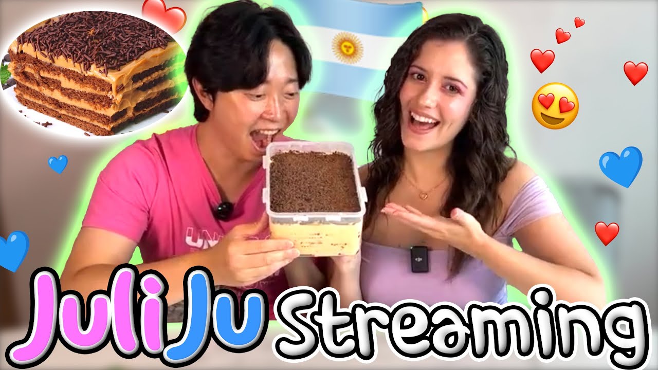 JuliJu STREAMING: ¡Cocinando en vivo con ustedes un pastel MUY CHOCOLATOSO desde Corea! ♥️