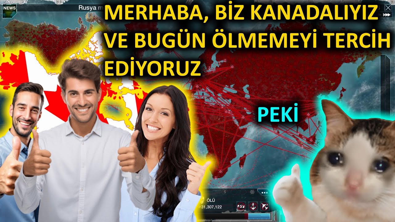 Plague Inc - KANADA NEDEN NEDEN (Senaryo: Eşit Yaratılma & Domuz Gribi) [Türkçe]