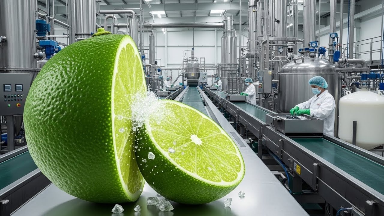 Inside a Modern Lime Factory: Turning Fresh Citrus into Industrial Citric Acid (Full Process)