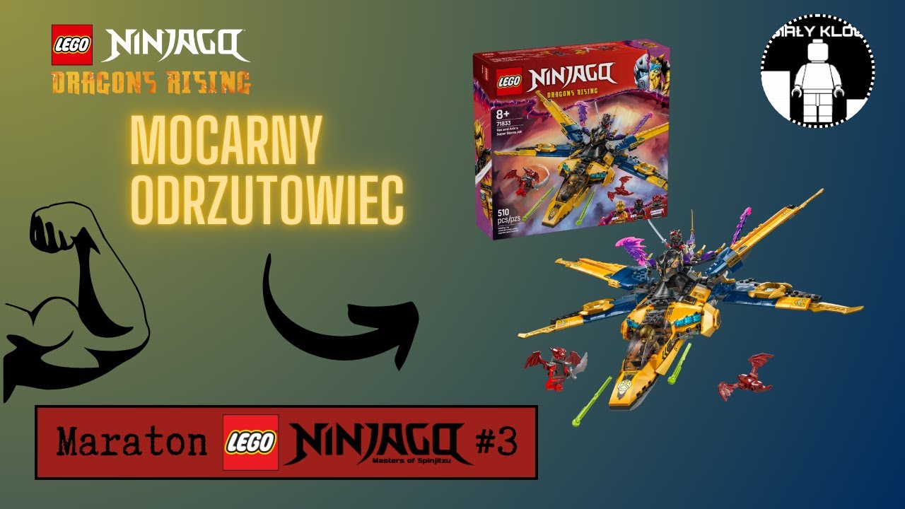 Mocarny Odrzutowiec 💪 - Recenzja Ras i Burzowy Superodrzutowiec Arina 71833 (Maraton Ninjago odc. 3)