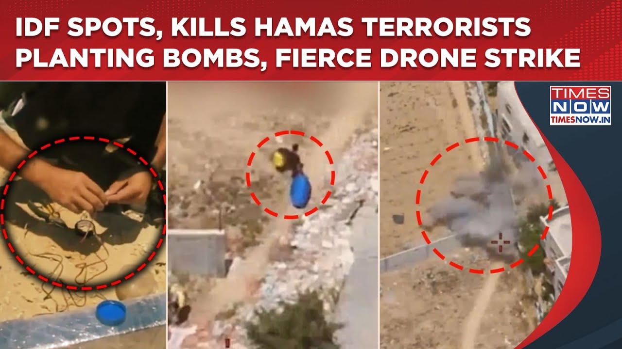 IDF's Dramatic Gaza City Drone Strike: Watch How Explosive-Laden Terrorists Were Spotted, Killed