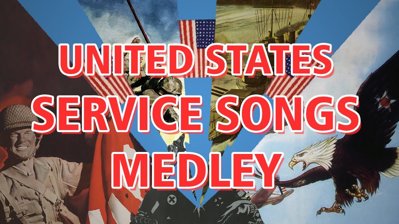 US Service Songs Medley - Lyrics - Sub Indo