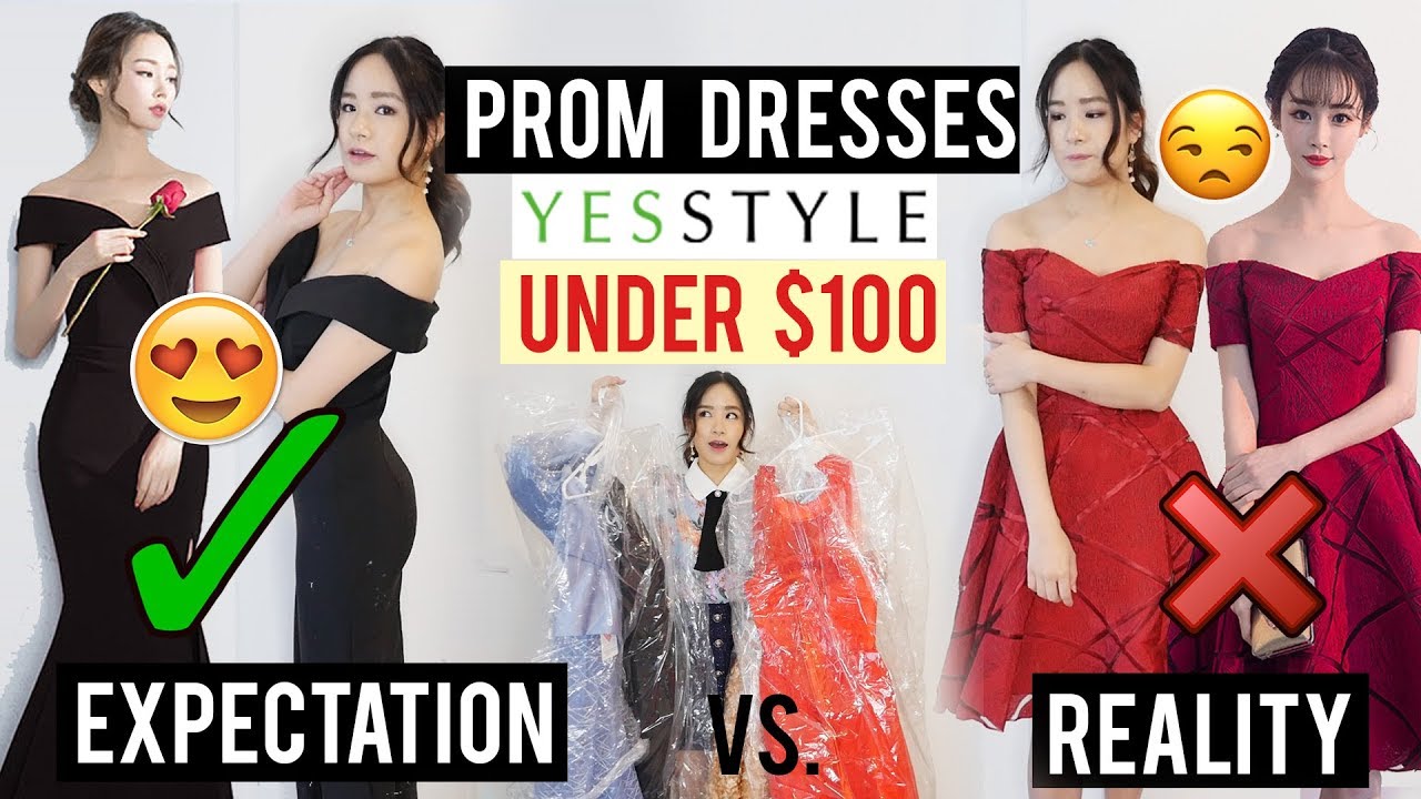 CHEAP Prom Dresses under $100 from YESSTYLE Try On | GIVEAWAY