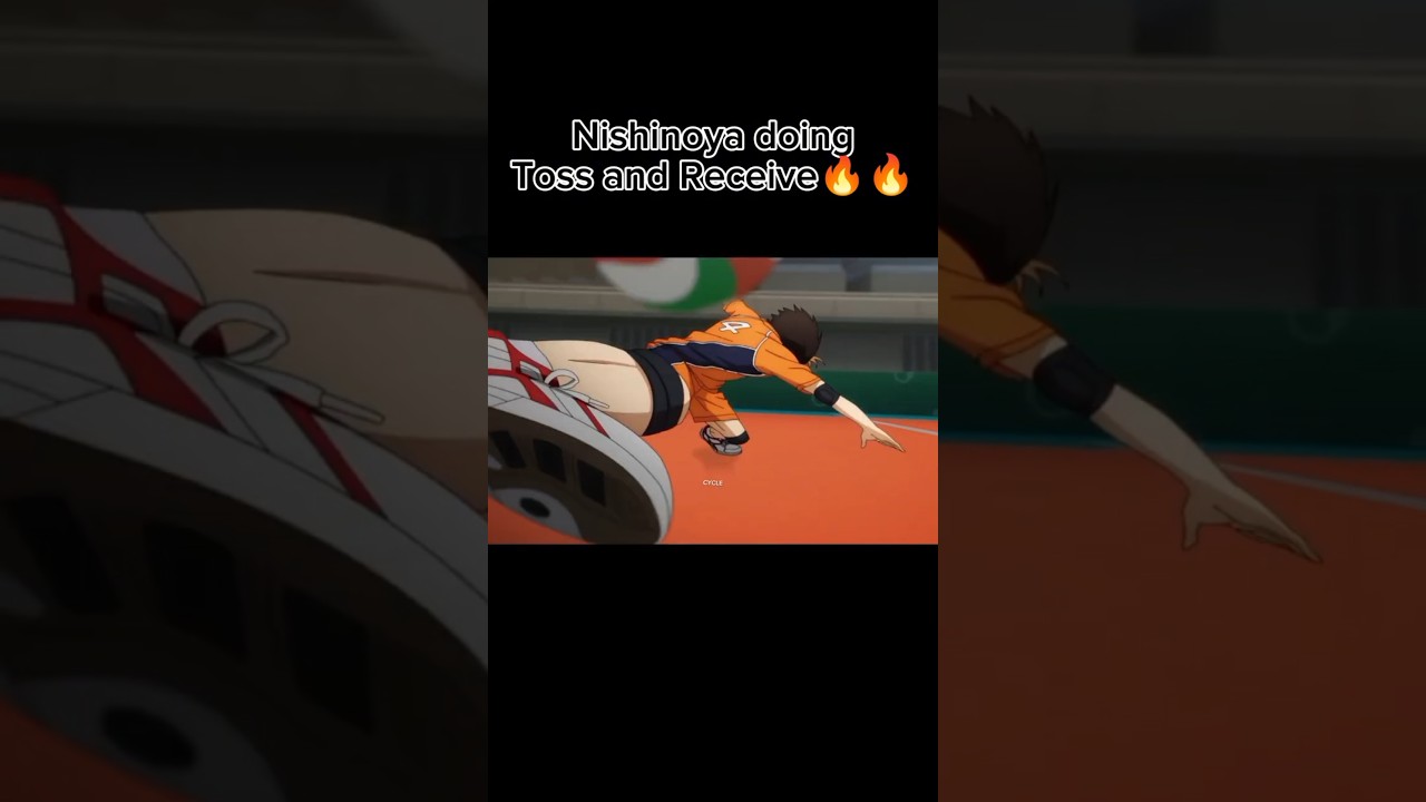 Nishinoya Doing Toss and Receive - ハイキュー!!FLY HIGH #ハイキュー #haikyuu #anime #NishinoyaSP #hqanime
