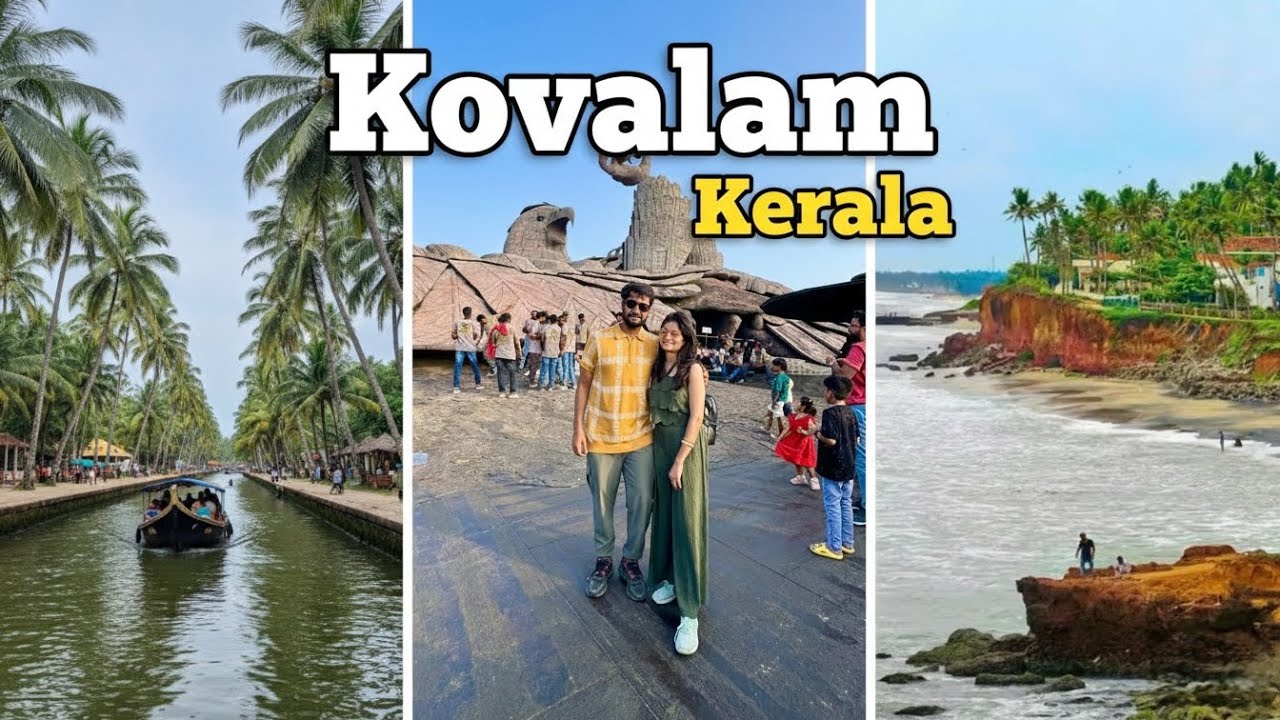 Kovalam Kerala Vlog 🌴 | Kerala Travel Series | South India Beaches #kovalam #keralavlog #trending 