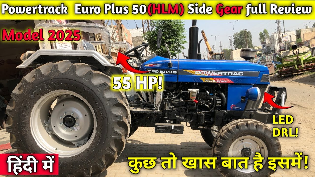 Powertrac Euro 50 Plus Diesel Saver New Model 2025🔥Full features Review With Price ✅