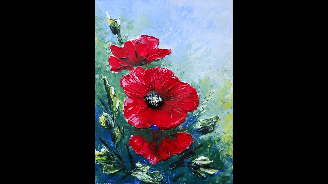 How to create a texture in acrylic, Impasto - Working with colours, Part 2, Lana Kanyo