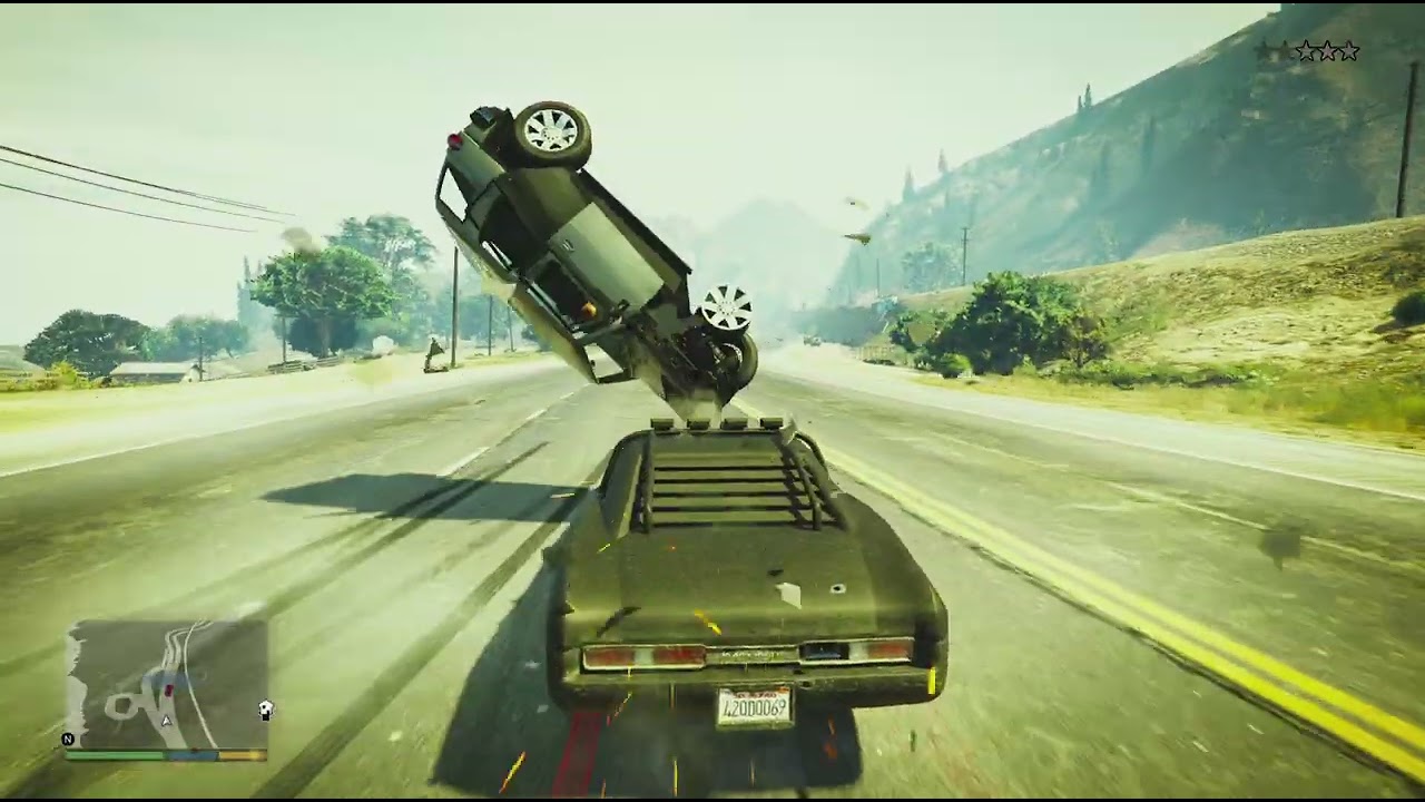 GTA V Biggest Duke O Death 5 Star Rampage PS5 4K