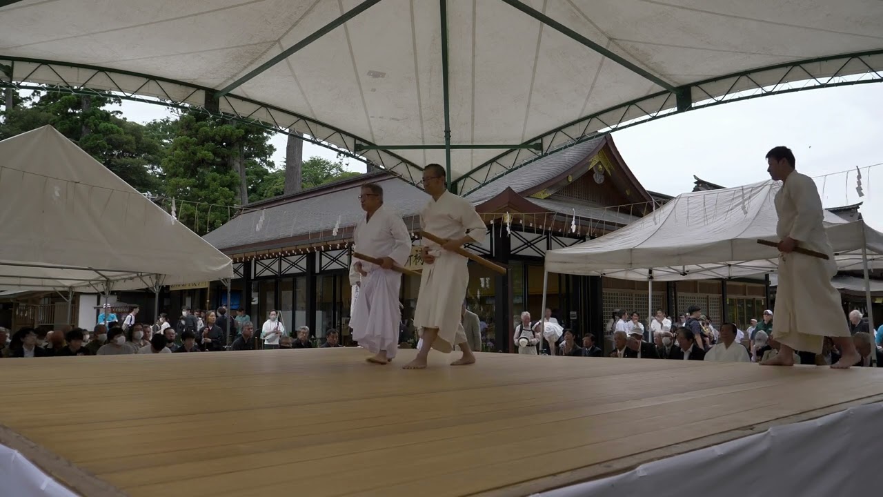 鹿島新傳直心影流 / Kashima Shinden Jikishinkage Ryu・令和6年6月鹿島神宮 / June 2024 Kashima Shrine