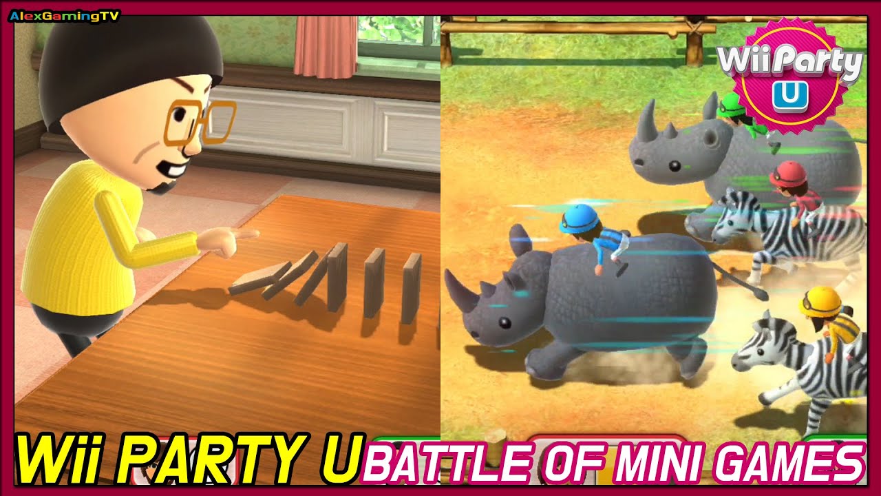 Wii party U - Battle of Minigames ( Master CPU, Eng Sub ) Player Alex