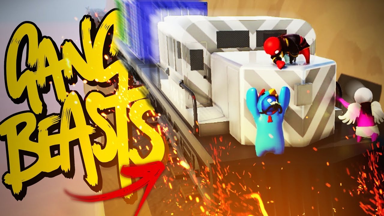 CUIDADO! TREM EM ALTA VELOCIDADE! | Gang Beasts Online Feat. Bitgamer, MarquesZero e CAP