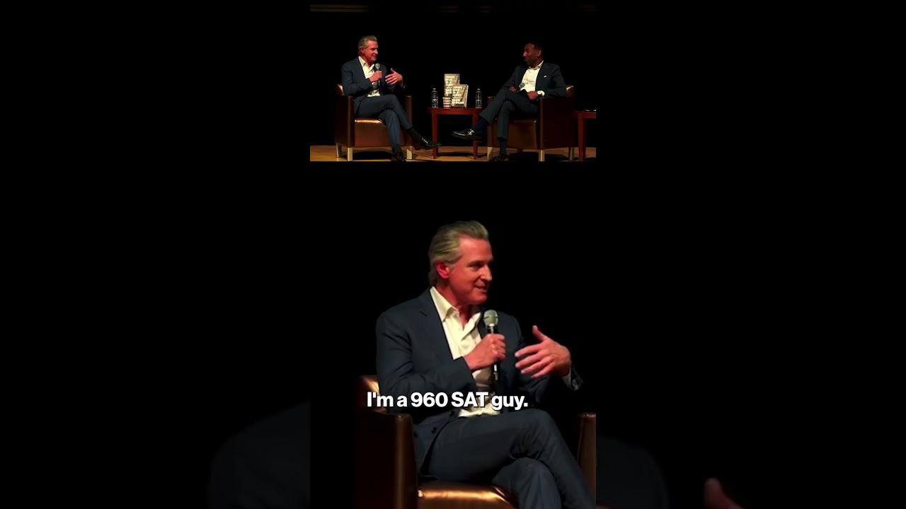 Gavin Newsom Sparks Backlash After Viral '960 SAT' Comment Critics Call 'Bigoted' #shorts
