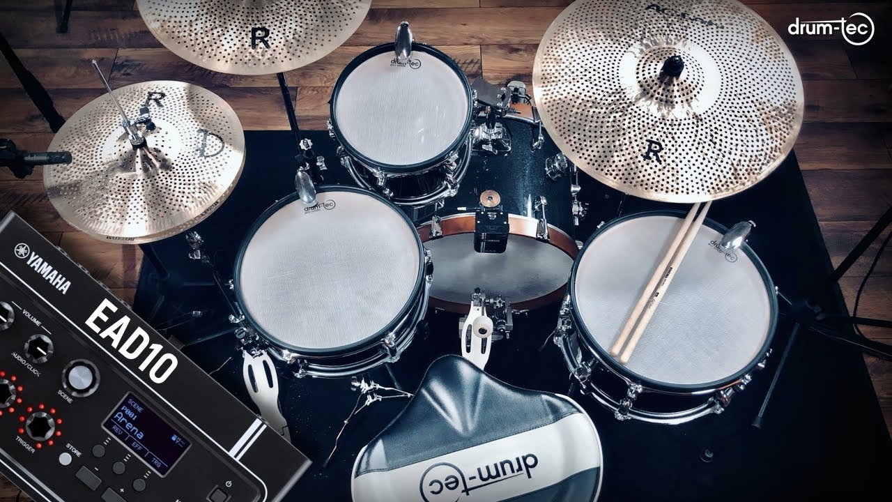 Hybrid Tama ClubJam drumkit with Yamaha EAD10 & Agean R low noise cymbals