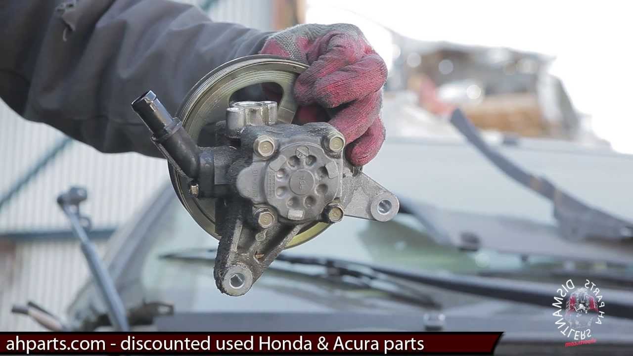 How to replace 2003 2004 2005 2006 2007 Honda Accord Power Steering Pump REPLACEMENT INSTALL