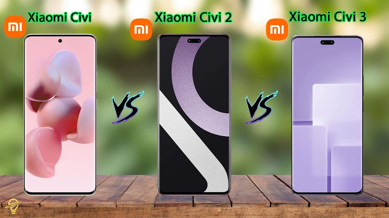 Xiaomi Civi 1 VS Xiaomi Civi 2 VS Xiaomi Civi 3