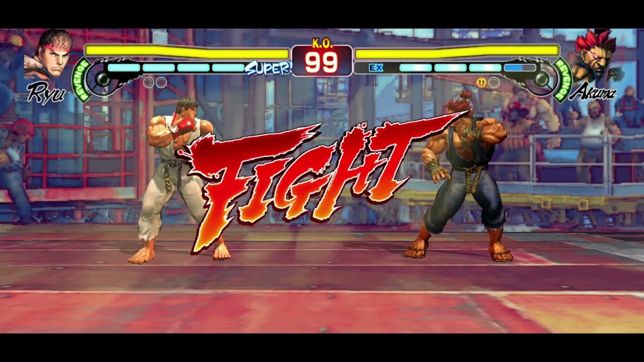 Predictable opponent - Ryu vs Akuma - SF4 online battle #58