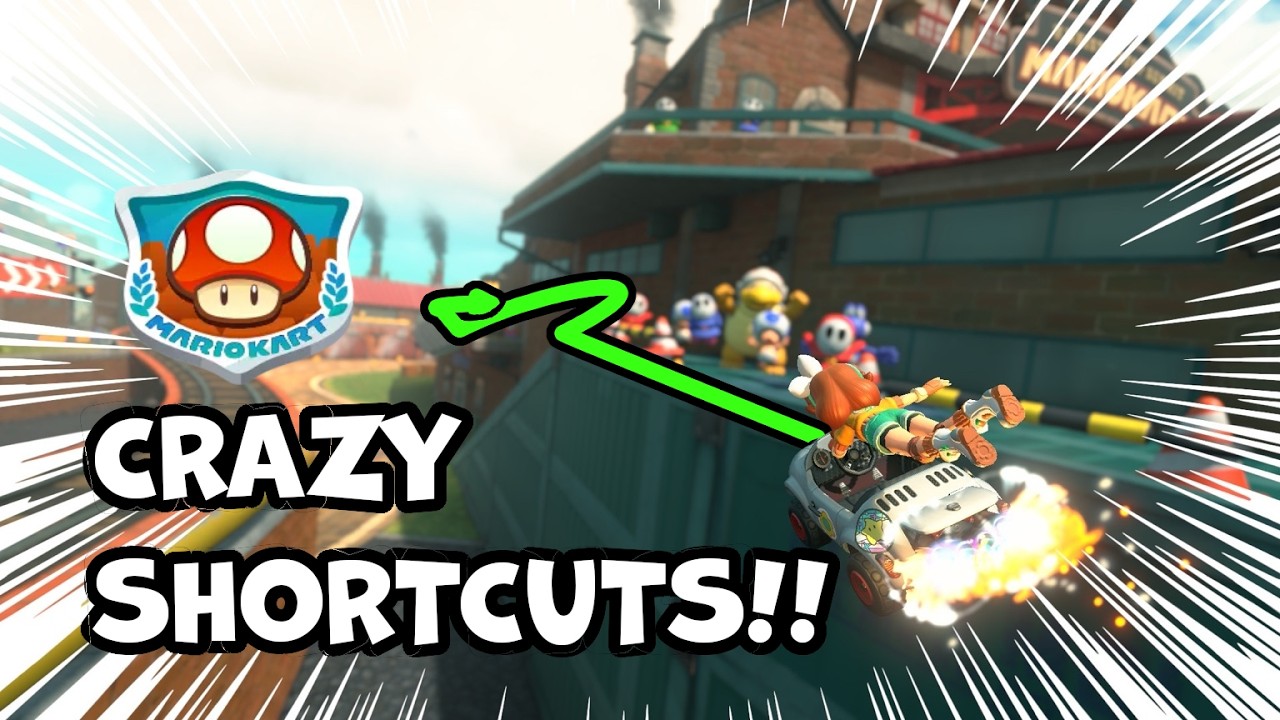 Изучите ВСЕ короткие пути в Кубке Грибов (Mario Kart World)
