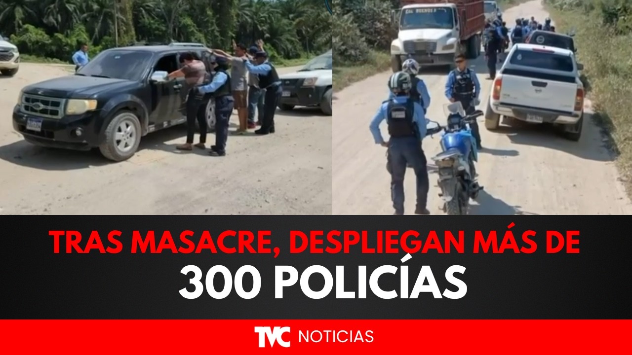Tras masacre, despliegan más de 300 policías en fincas bananeras y de palma en cortes