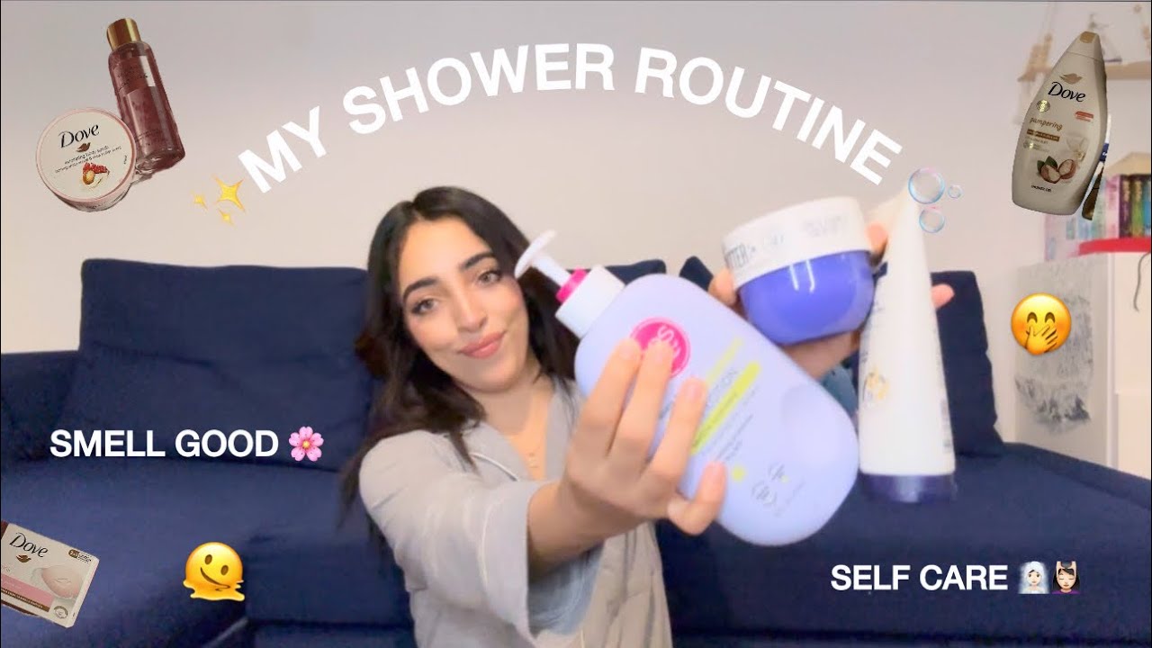 My shower routine 🧖🏻‍♀️✨| العناية بالنفس💆🏻‍♀️| منتجاتي المفضلة🫧🌸| vanilla girl show 😌 