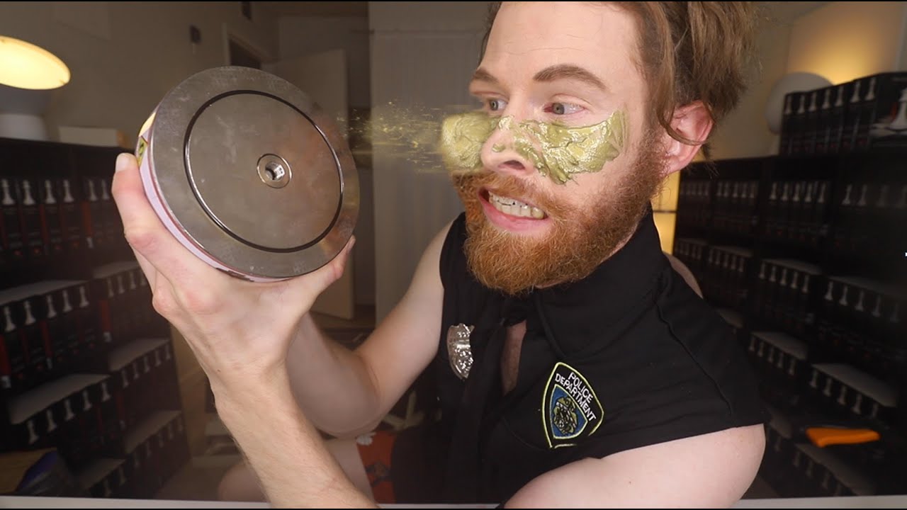 Magnetic Face Mask VS. 3200lb Magnet!
