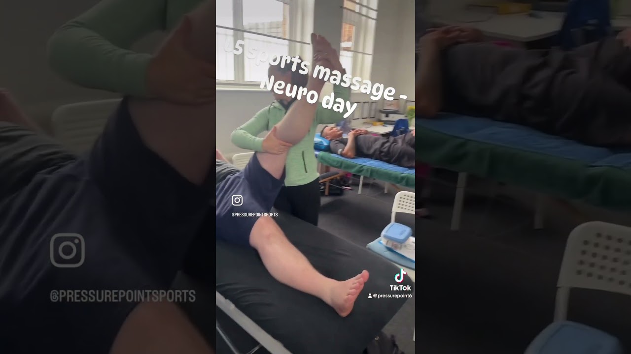L5 Sports massage course: neurospinal assessment #nerves